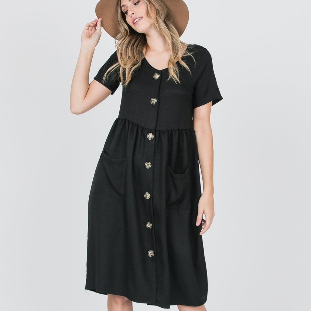 All Buttoned Up Dress